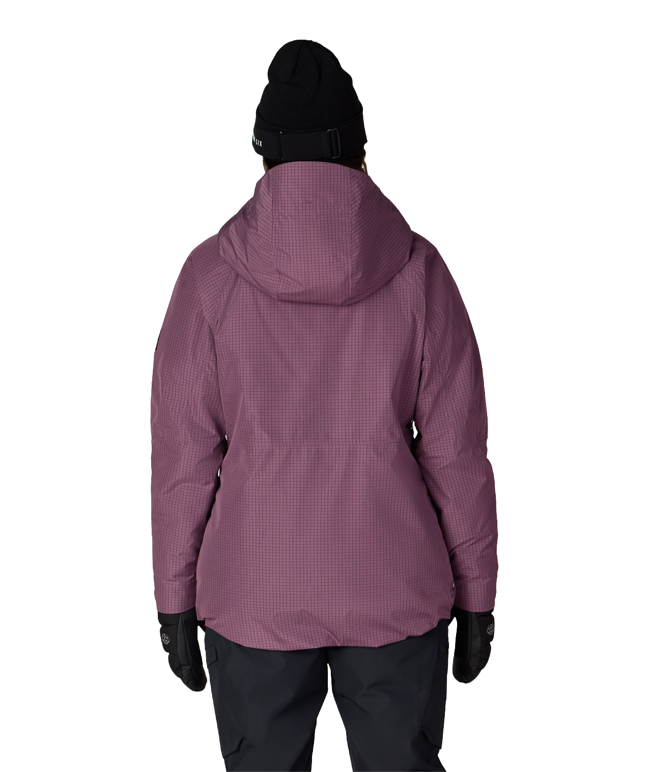 WOMENS HYDRA™ THERMAGRAPH® JACKET - BLACK PLUM GRID