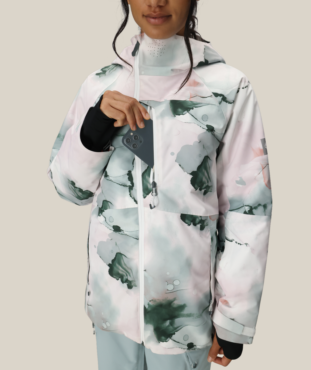 WOMENS HYDRA™ THERMAGRAPH® JACKET - DUSTY MARINE INK