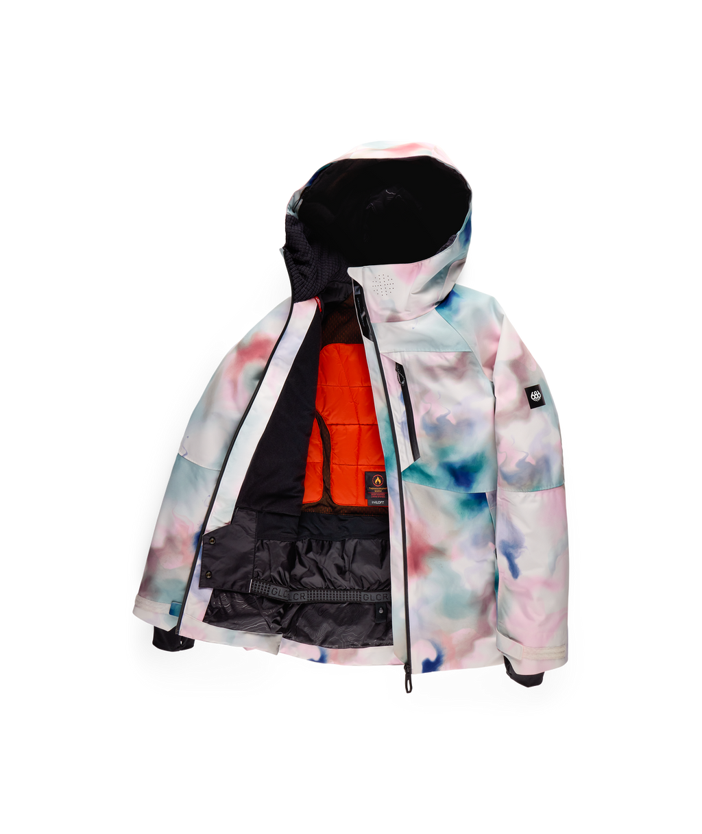 WOMENS HYDRA™ THERMAGRAPH® JACKET - GREEN INK WASH