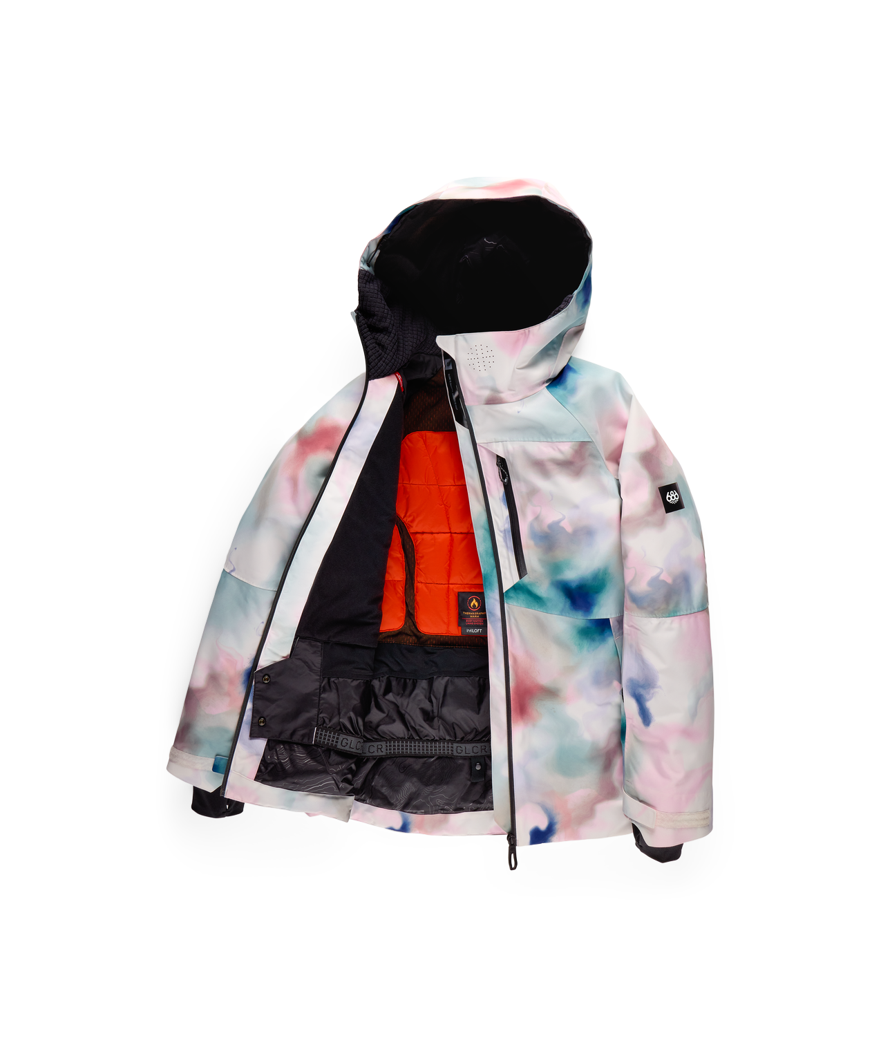 WOMENS HYDRA™ THERMAGRAPH® JACKET - GREEN INK WASH
