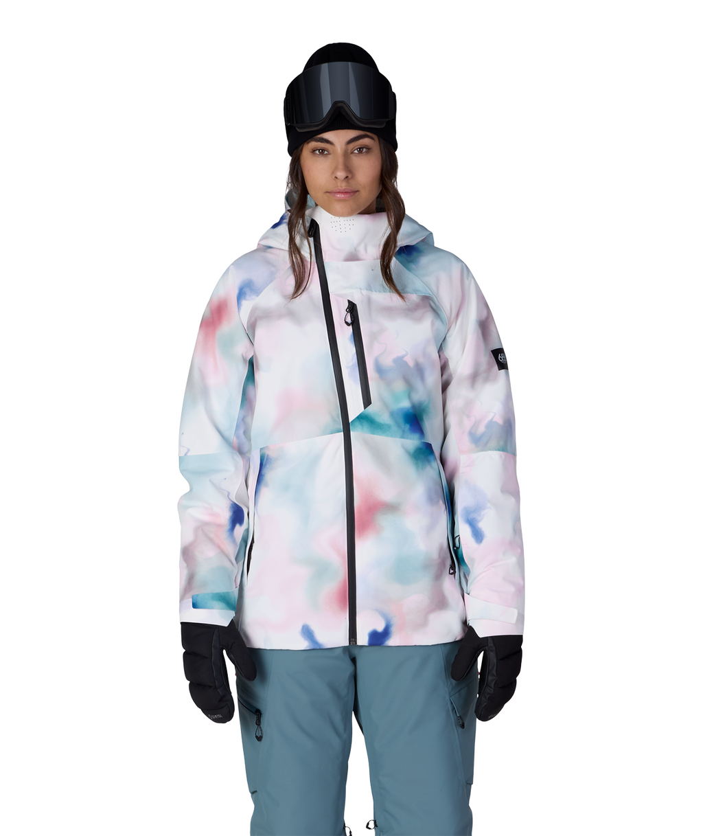 WOMENS HYDRA™ THERMAGRAPH® JACKET - GREEN INK WASH