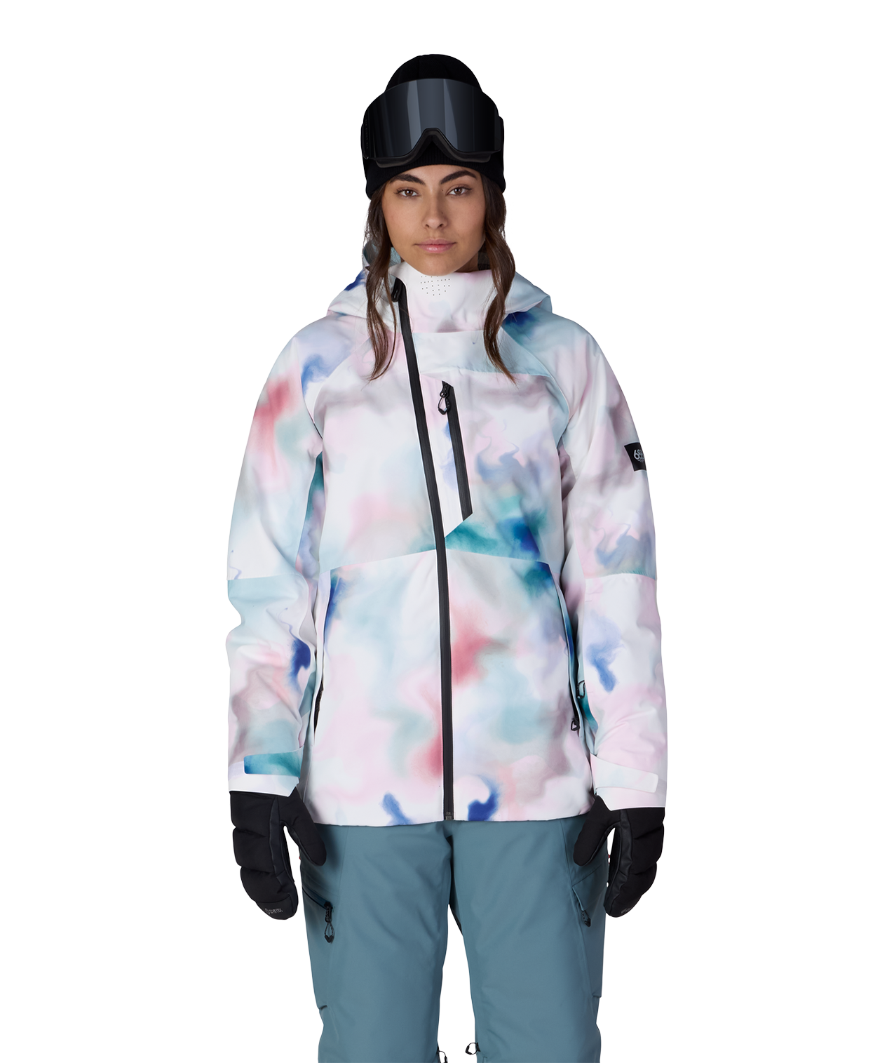 WOMENS HYDRA™ THERMAGRAPH® JACKET - GREEN INK WASH