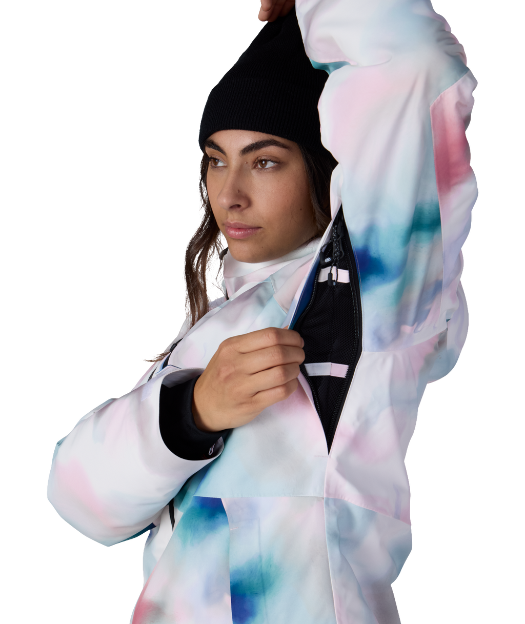 WOMENS HYDRA™ THERMAGRAPH® JACKET - GREEN INK WASH