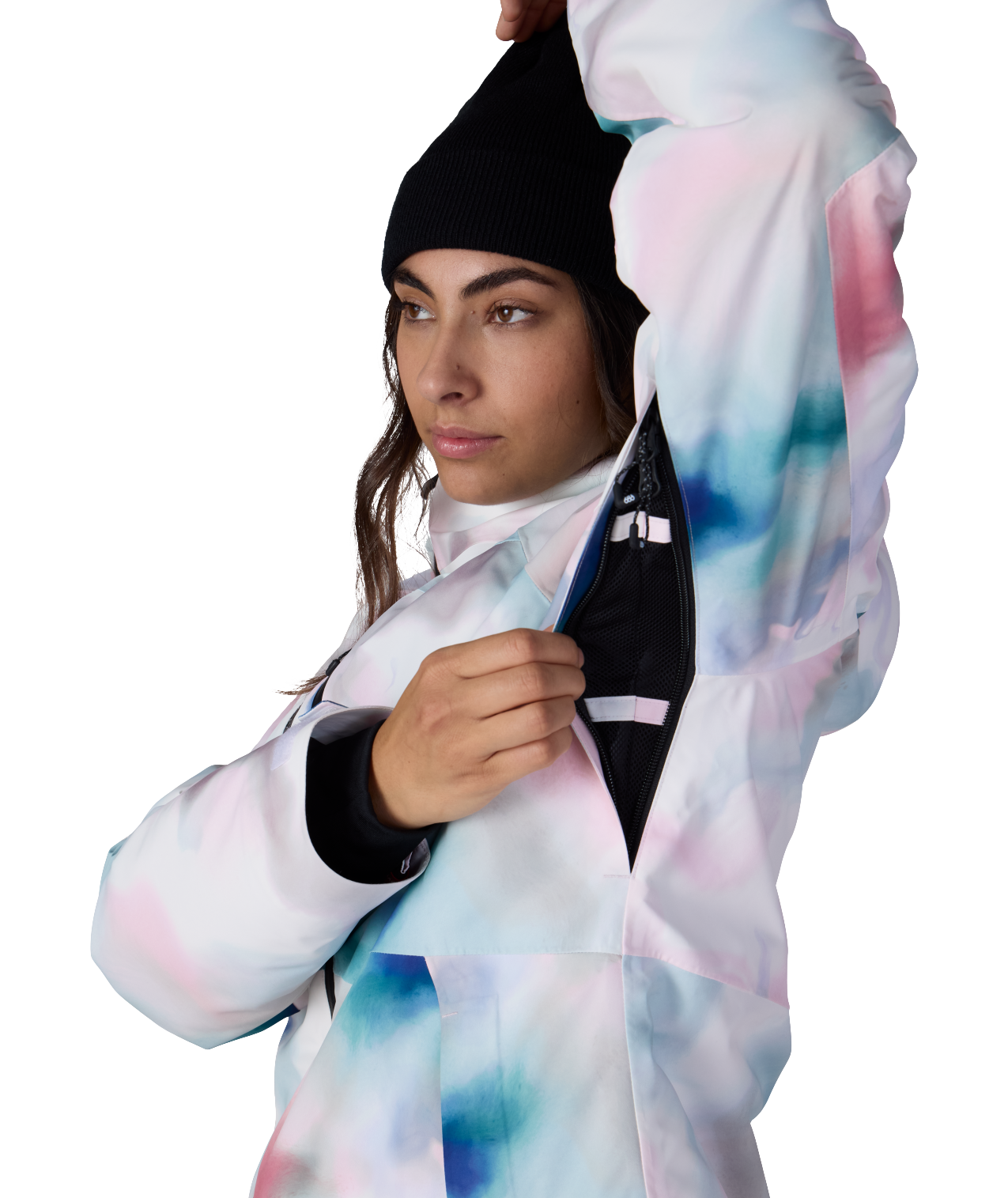 WOMENS HYDRA™ THERMAGRAPH® JACKET - GREEN INK WASH