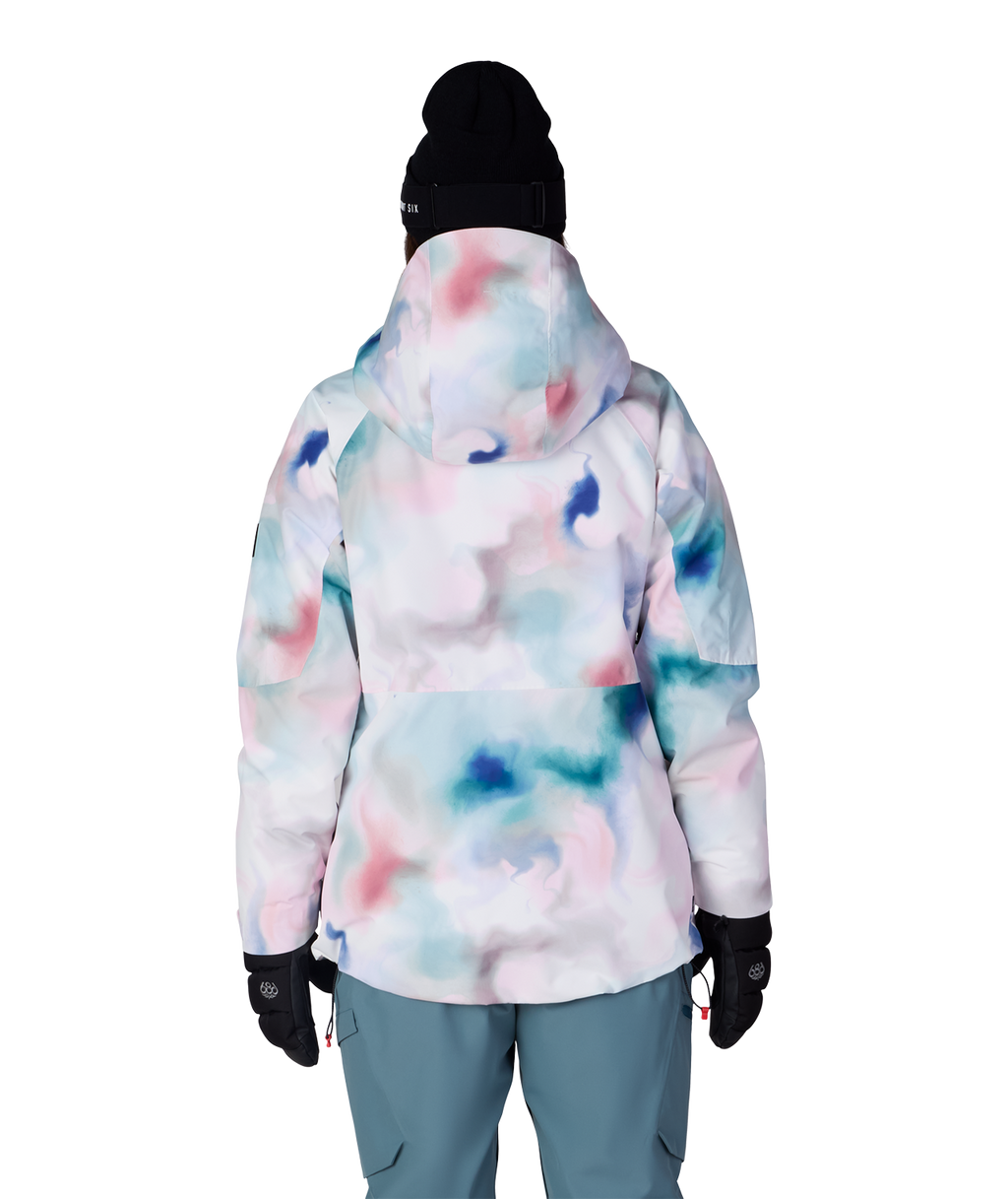 WOMENS HYDRA™ THERMAGRAPH® JACKET - GREEN INK WASH