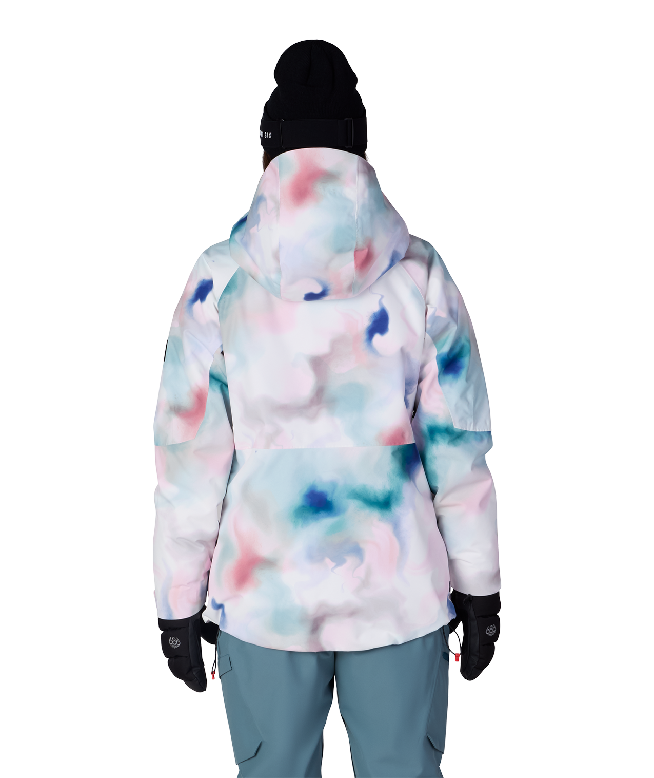 WOMENS HYDRA™ THERMAGRAPH® JACKET - GREEN INK WASH