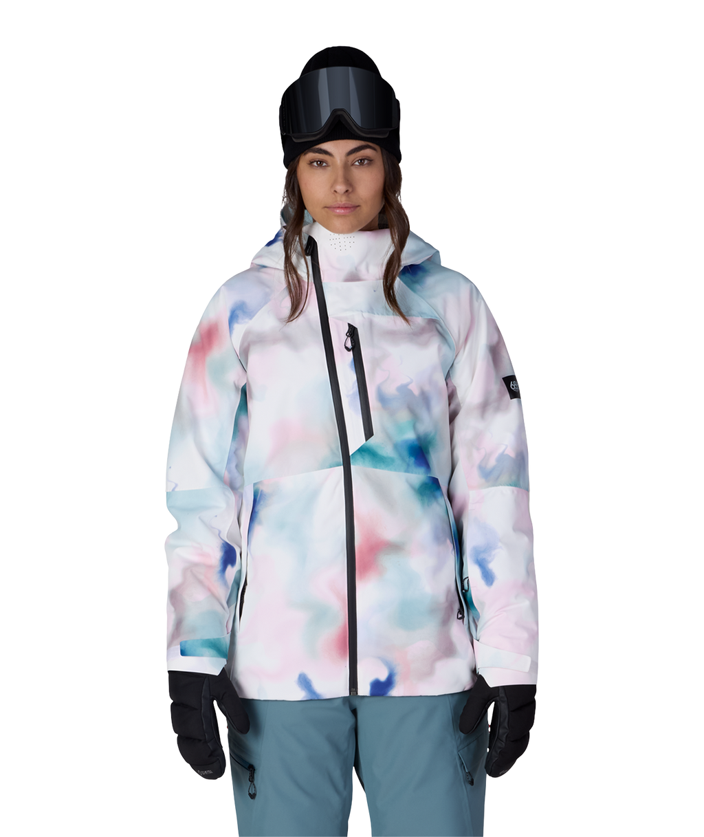 WOMENS HYDRA™ THERMAGRAPH® JACKET - GREEN INK WASH