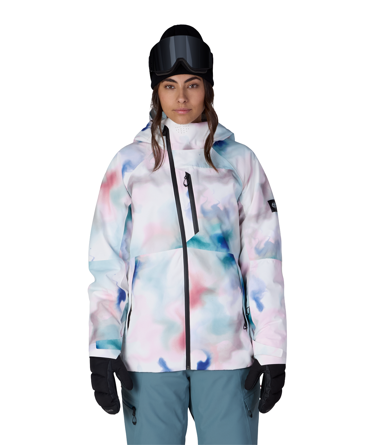 WOMENS HYDRA™ THERMAGRAPH® JACKET - GREEN INK WASH
