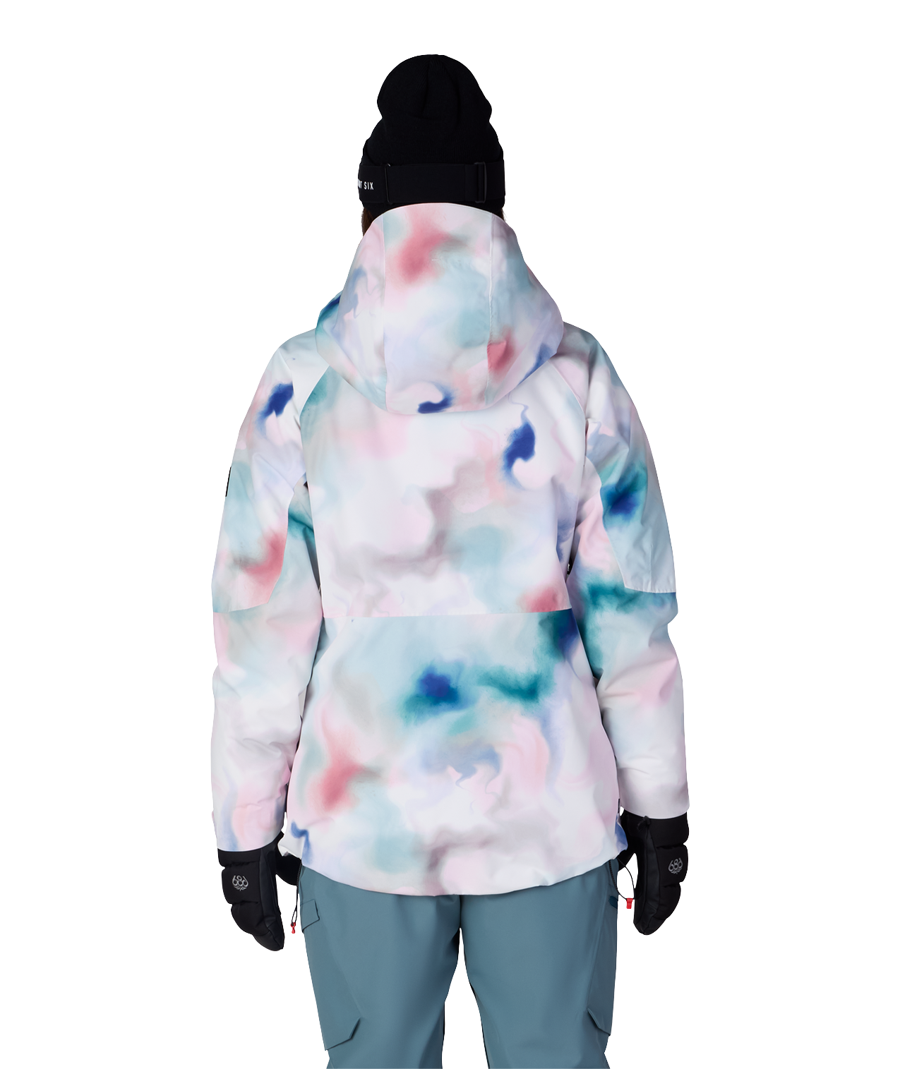 WOMENS HYDRA™ THERMAGRAPH® JACKET - GREEN INK WASH