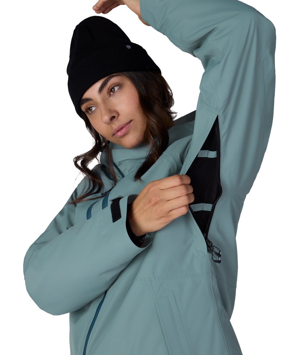 WOMENS HYDRA™ THERMAGRAPH® JACKET - PALE FIRN