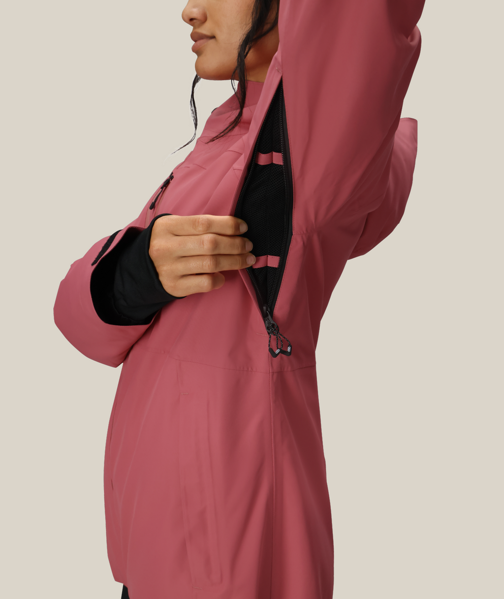 WOMENS HYDRA™ THERMAGRAPH® JACKET - ROSEWOOD