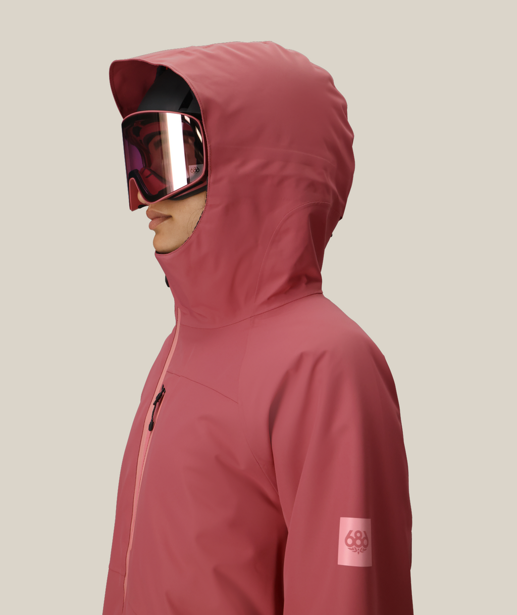 WOMENS HYDRA™ THERMAGRAPH® JACKET - ROSEWOOD