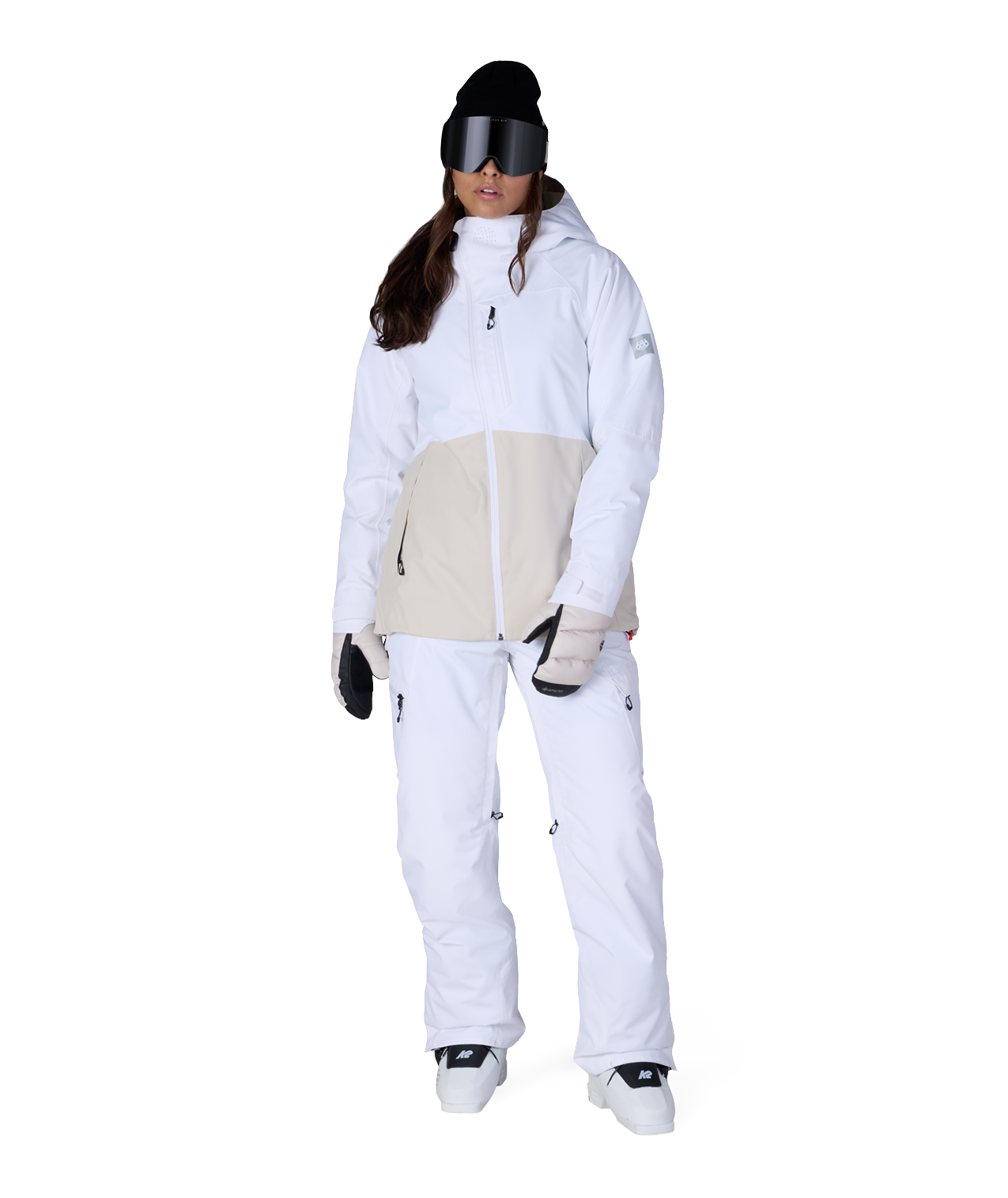 WOMENS HYDRA™ THERMAGRAPH® JACKET - WHITE COLORBLOCK
