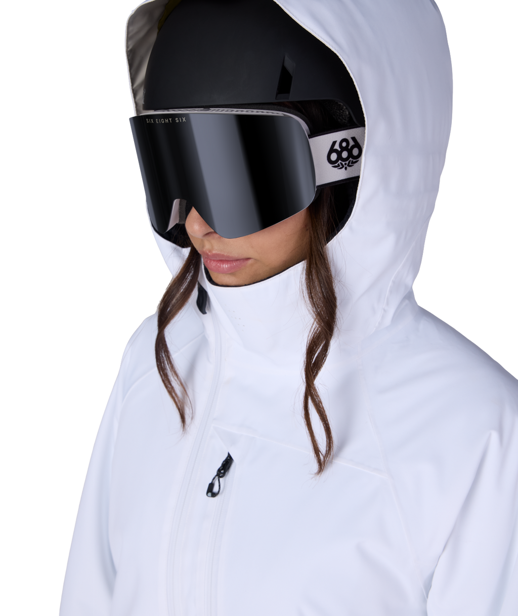 WOMENS HYDRA™ THERMAGRAPH® JACKET - WHITE COLORBLOCK