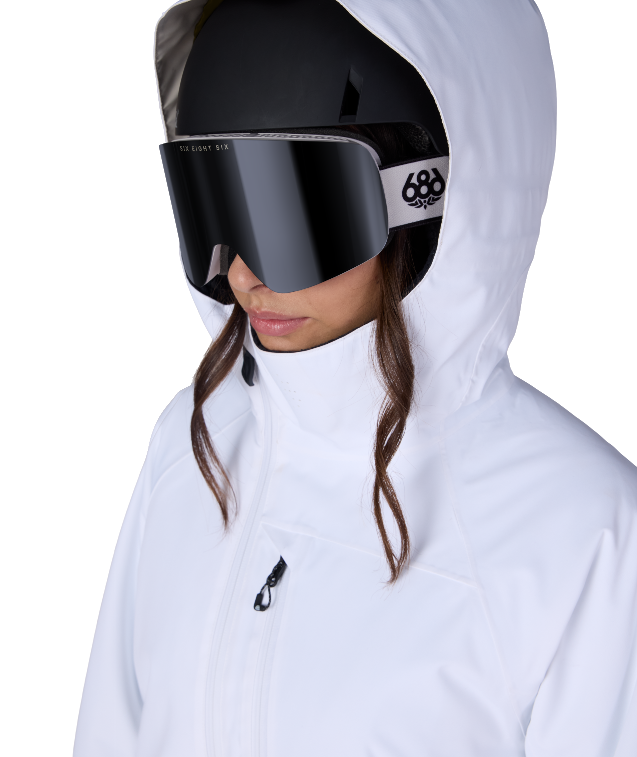 WOMENS HYDRA™ THERMAGRAPH® JACKET - WHITE COLORBLOCK