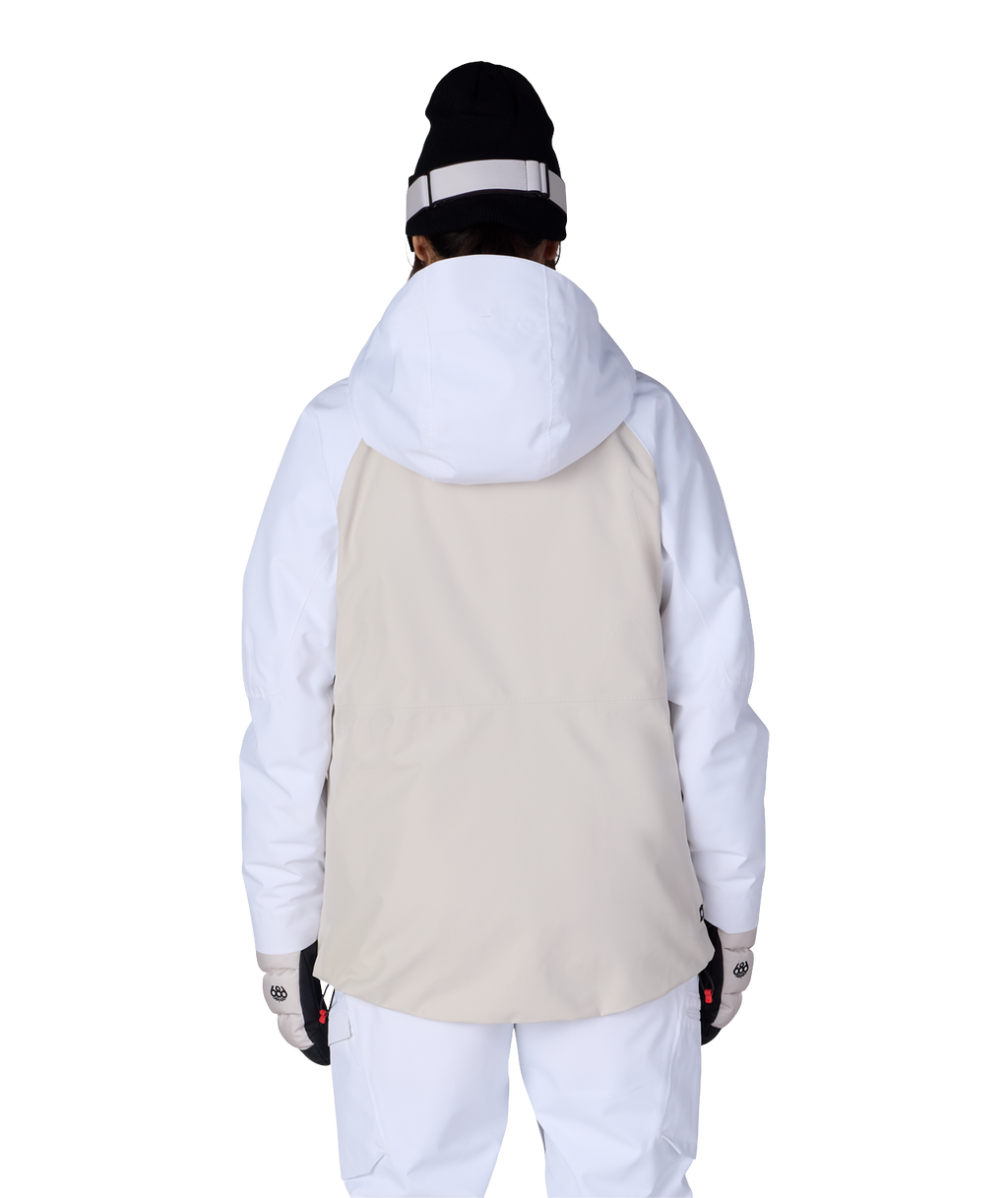 WOMENS HYDRA™ THERMAGRAPH® JACKET - WHITE COLORBLOCK