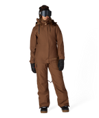 WOMENS SMARTY®3-IN-1 SPELLBOUND™ JACKET - DARK EARTH DOBBY