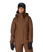 WOMENS SMARTY®3-IN-1 SPELLBOUND™ JACKET - DARK EARTH DOBBY
