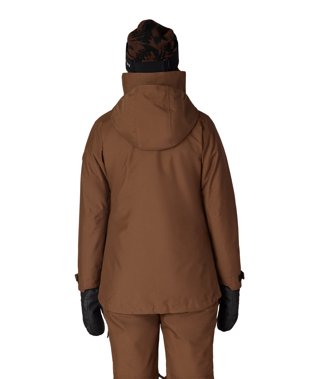 WOMENS SMARTY®3-IN-1 SPELLBOUND™ JACKET - DARK EARTH DOBBY
