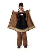 WOMENS SMARTY®3-IN-1 SPELLBOUND™ JACKET - DARK EARTH DOBBY