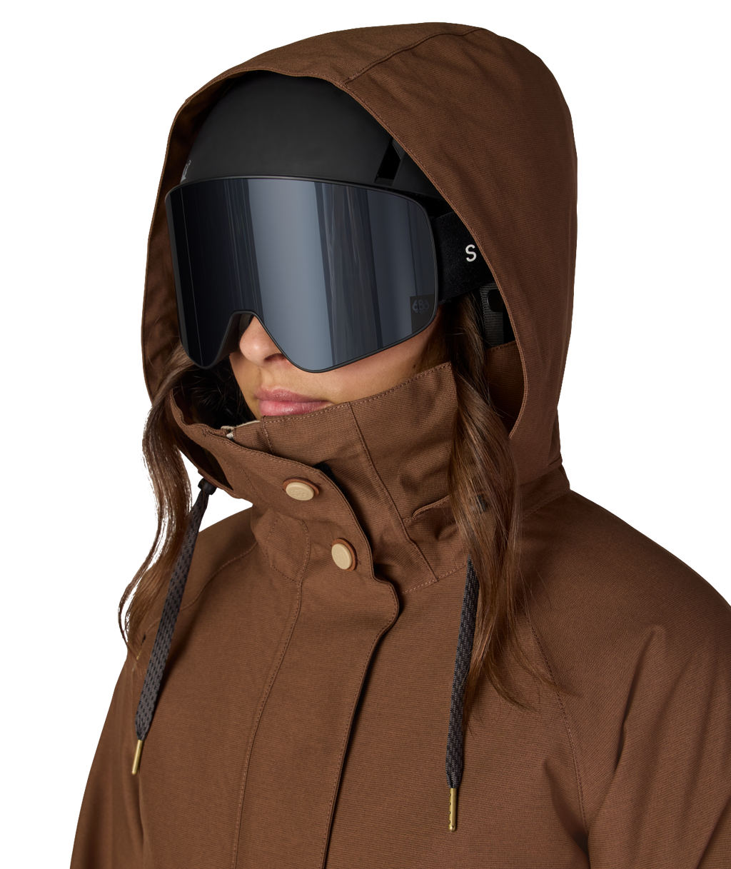 WOMENS SMARTY®3-IN-1 SPELLBOUND™ JACKET - DARK EARTH DOBBY