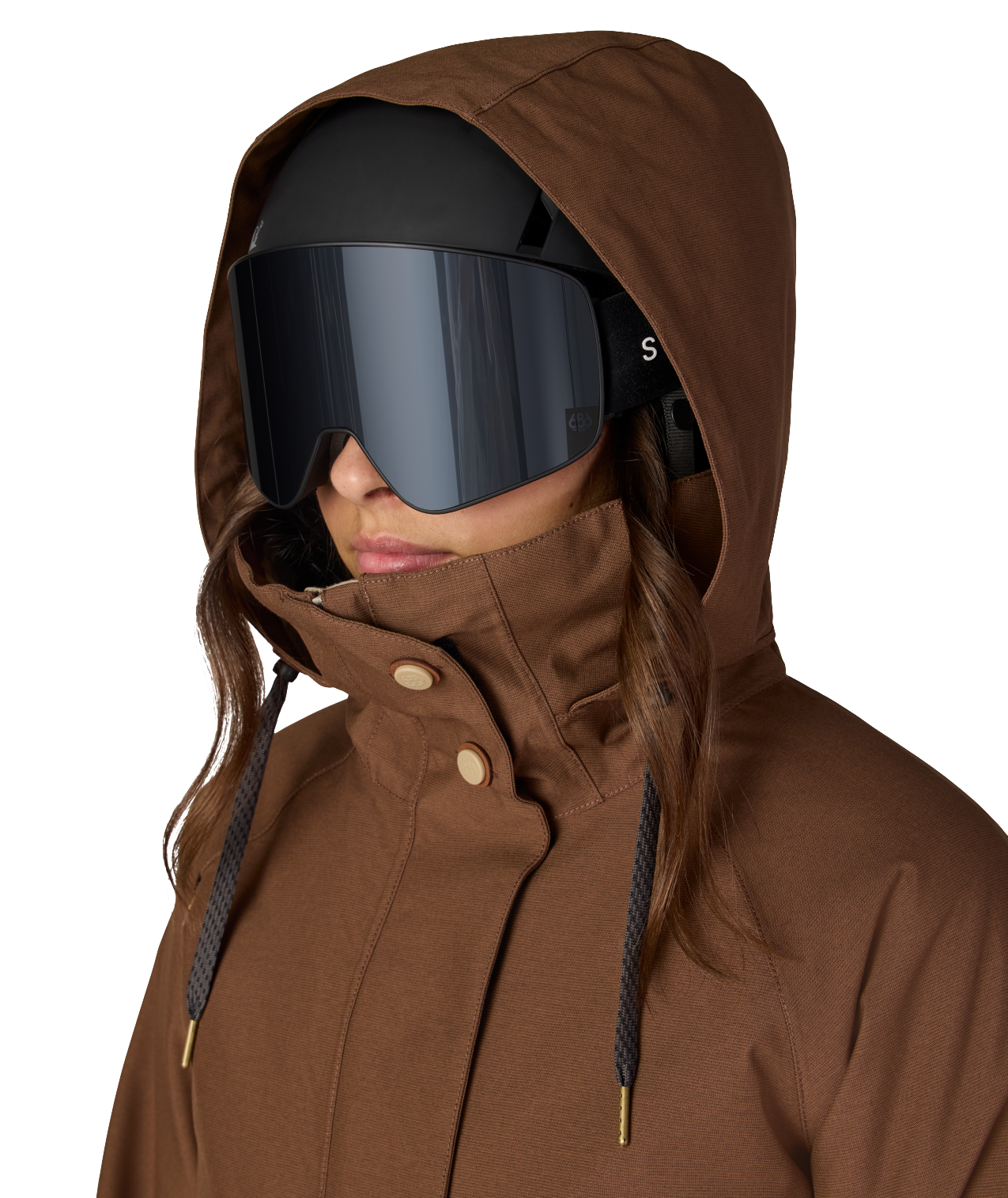 WOMENS SMARTY®3-IN-1 SPELLBOUND™ JACKET - DARK EARTH DOBBY