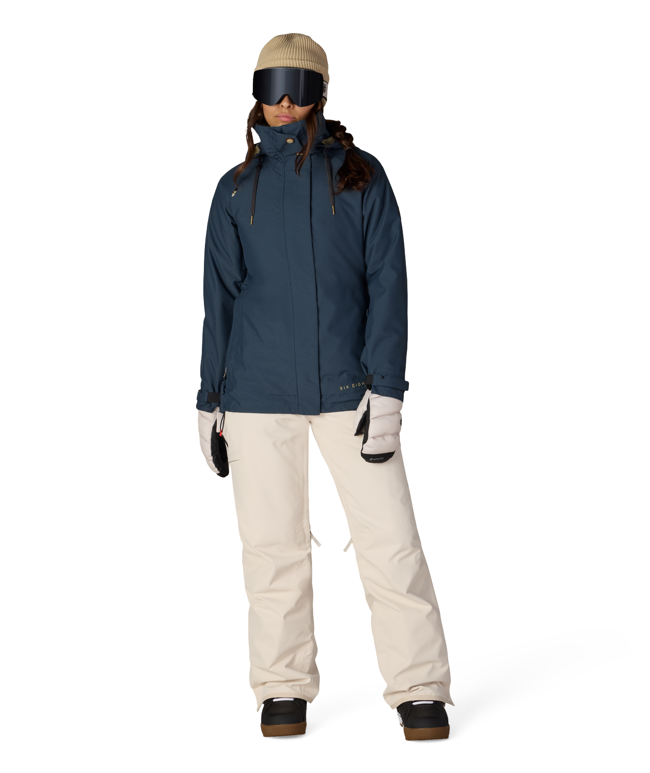 WOMENS SMARTY®3-IN-1 SPELLBOUND™ JACKET - NAVY DOBBY
