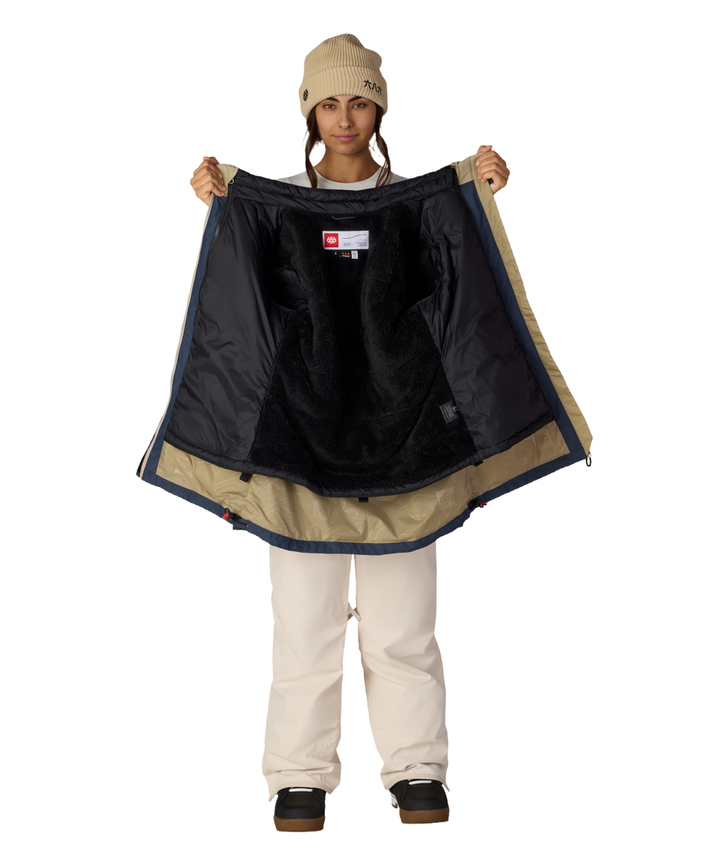 WOMENS SMARTY®3-IN-1 SPELLBOUND™ JACKET - NAVY DOBBY