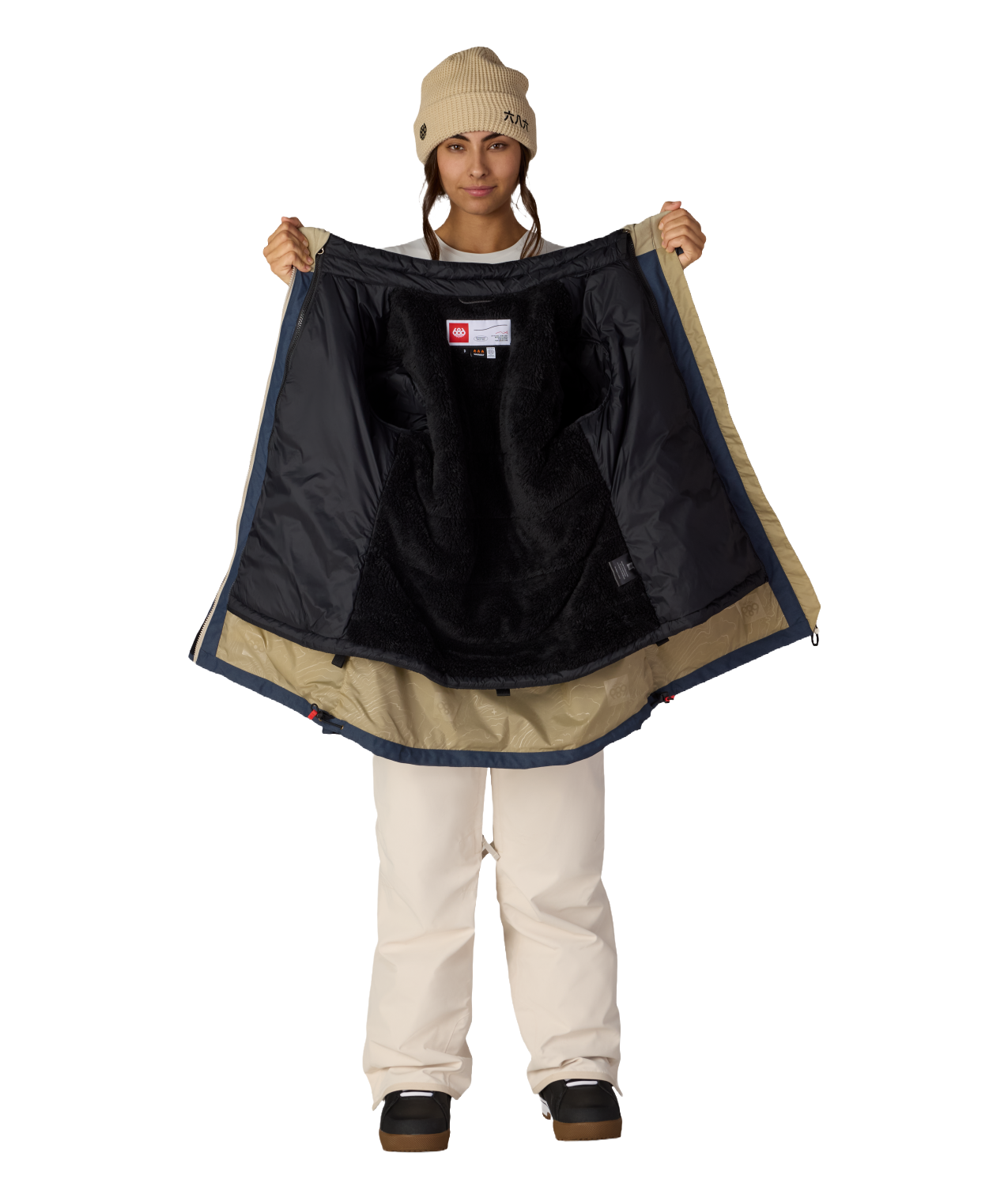 WOMENS SMARTY®3-IN-1 SPELLBOUND™ JACKET - NAVY DOBBY