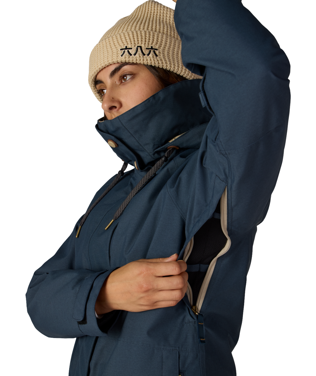 WOMENS SMARTY®3-IN-1 SPELLBOUND™ JACKET - NAVY DOBBY
