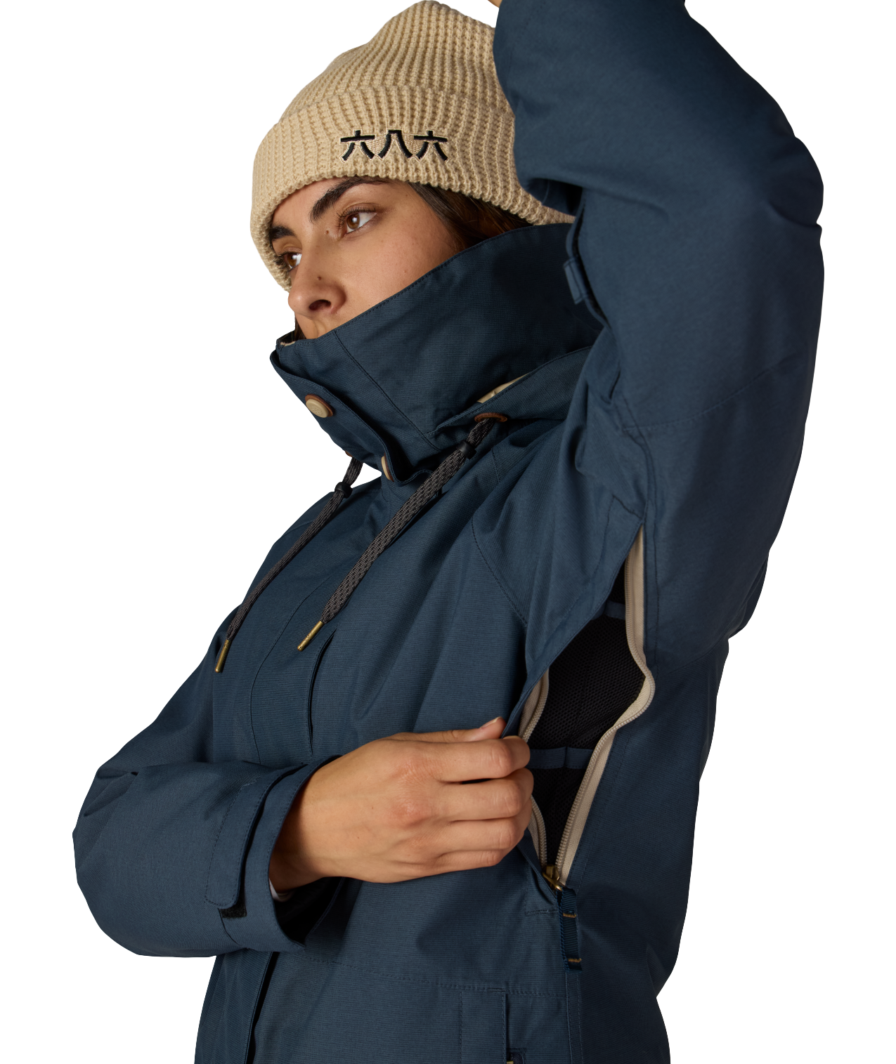 WOMENS SMARTY®3-IN-1 SPELLBOUND™ JACKET - NAVY DOBBY