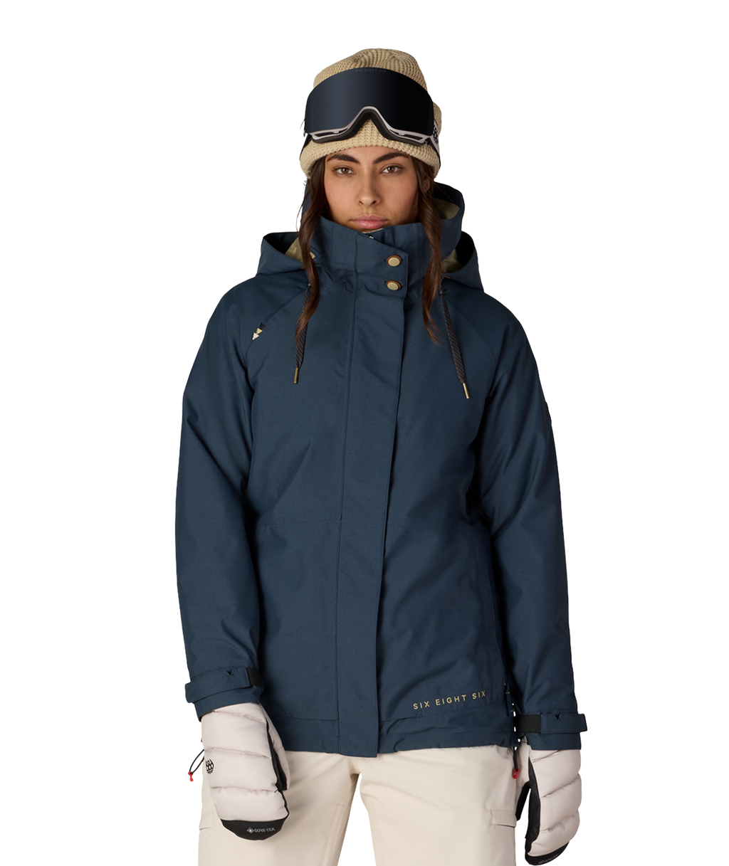 WOMENS SMARTY®3-IN-1 SPELLBOUND™ JACKET - NAVY DOBBY