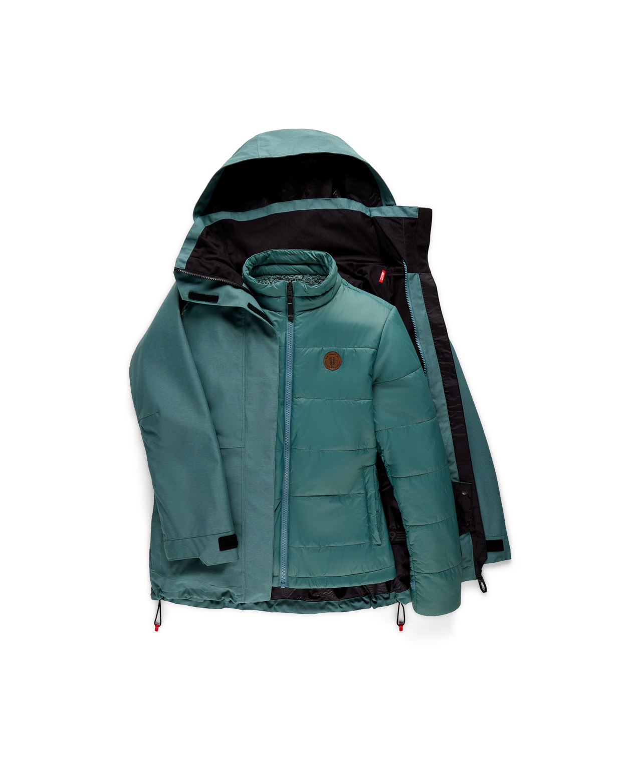 WOMENS SMARTY®3-IN-1 SPELLBOUND™ JACKET - PALE FIRN DOBBY