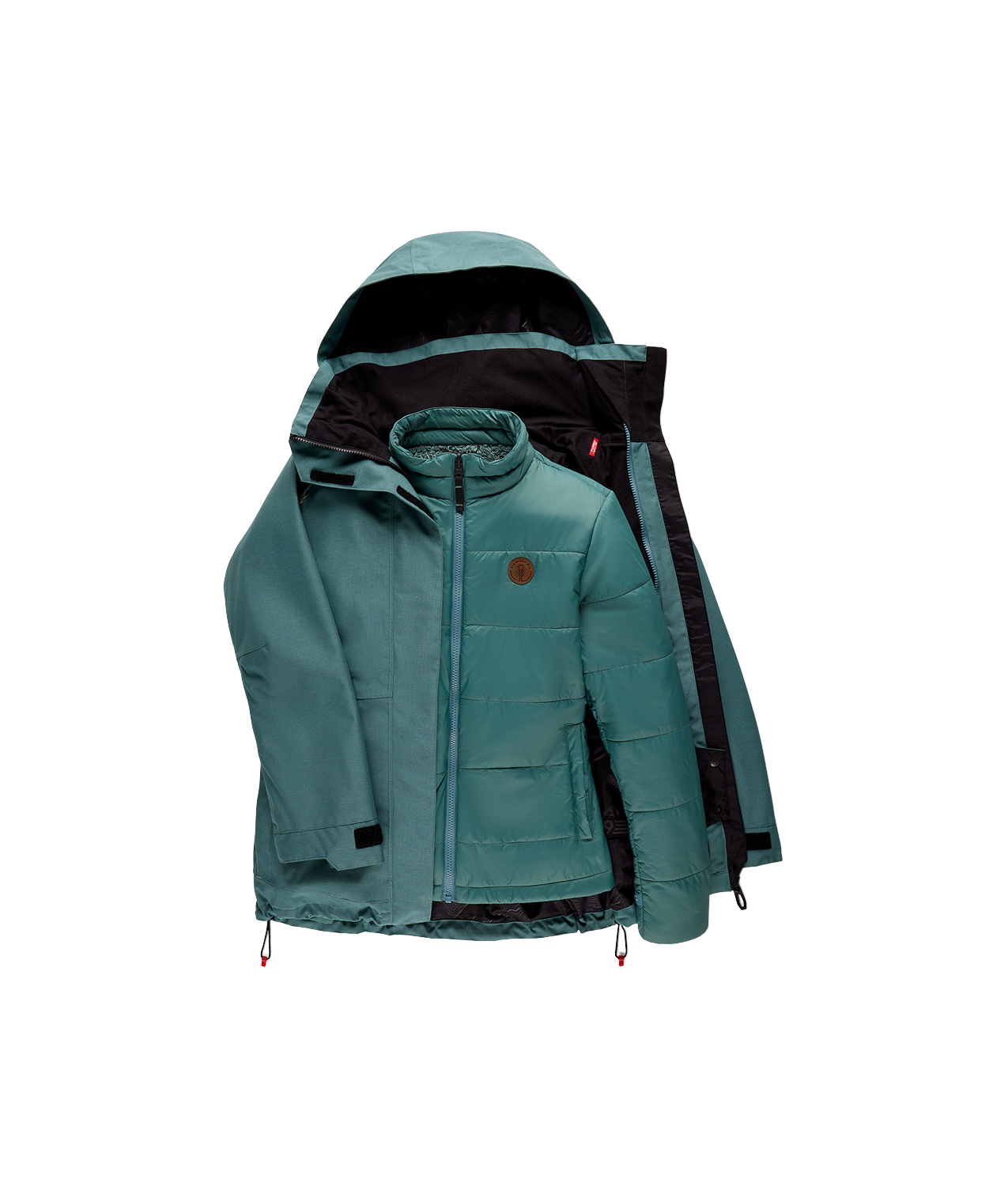 WOMENS SMARTY®3-IN-1 SPELLBOUND™ JACKET - PALE FIRN DOBBY