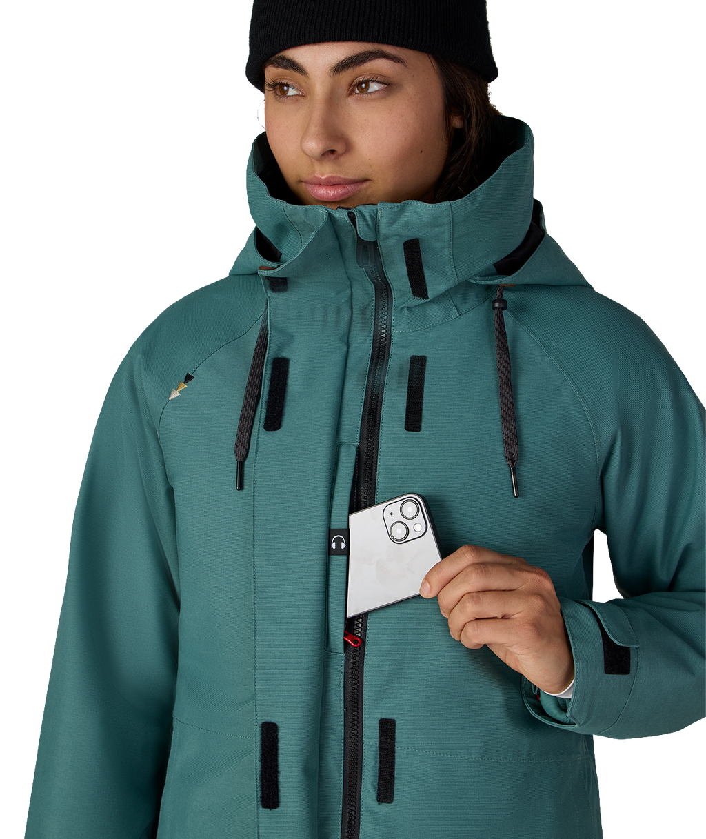 WOMENS SMARTY®3-IN-1 SPELLBOUND™ JACKET - PALE FIRN DOBBY