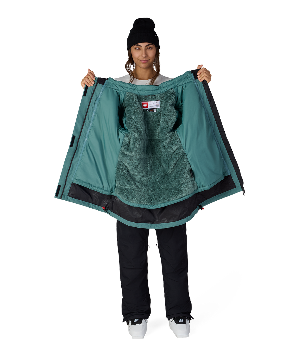 WOMENS SMARTY®3-IN-1 SPELLBOUND™ JACKET - PALE FIRN DOBBY