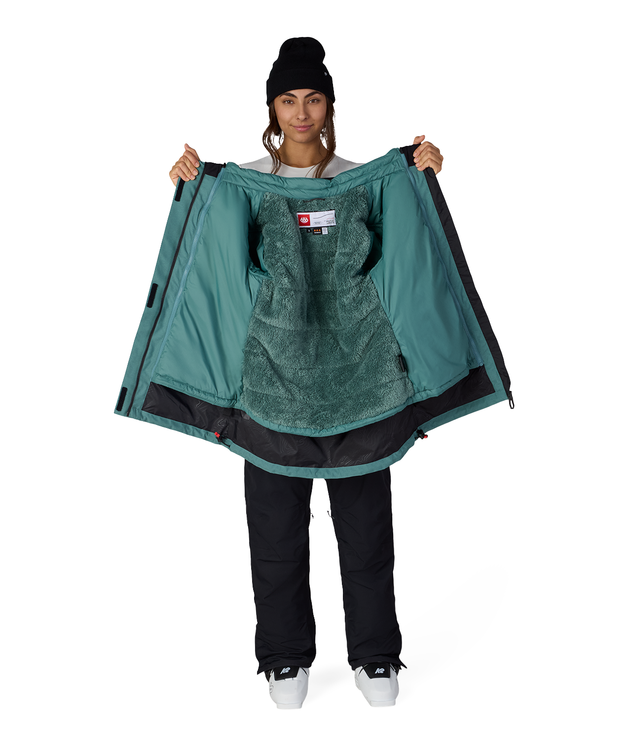 WOMENS SMARTY®3-IN-1 SPELLBOUND™ JACKET - PALE FIRN DOBBY
