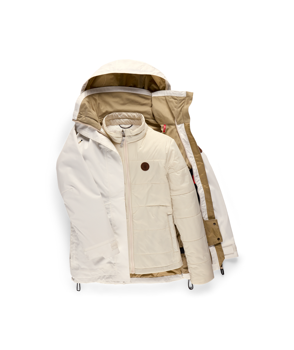 WOMENS SMARTY®3-IN-1 SPELLBOUND™ JACKET - WHITE
