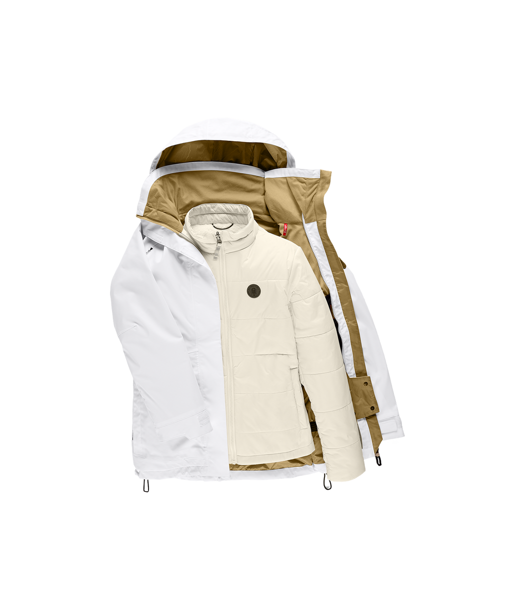 WOMENS SMARTY®3-IN-1 SPELLBOUND™ JACKET - WHITE