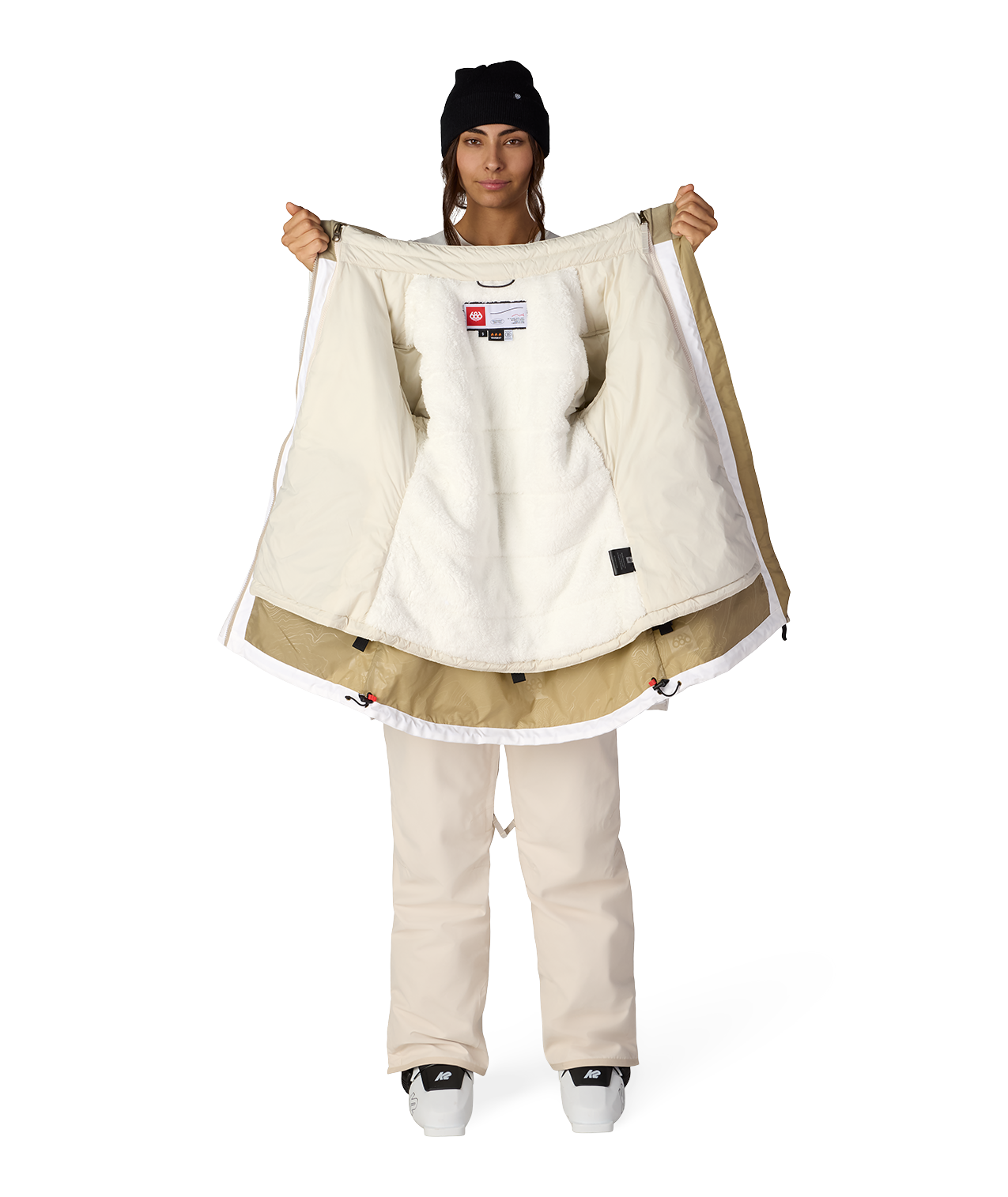 WOMENS SMARTY®3-IN-1 SPELLBOUND™ JACKET - WHITE