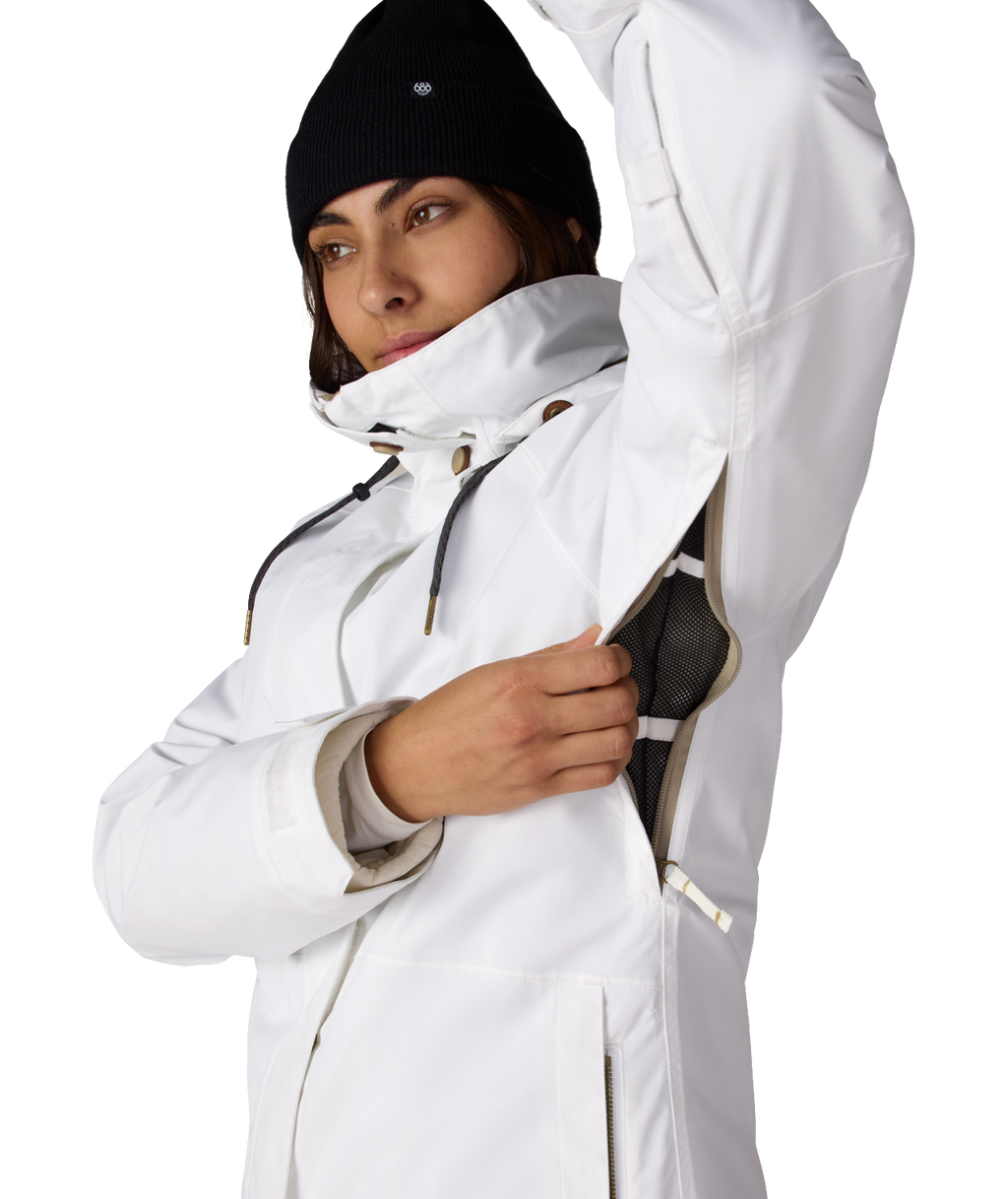 WOMENS SMARTY®3-IN-1 SPELLBOUND™ JACKET - WHITE