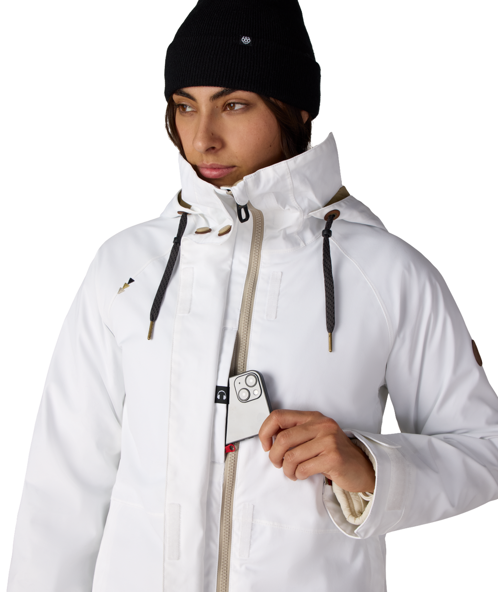 WOMENS SMARTY®3-IN-1 SPELLBOUND™ JACKET - WHITE
