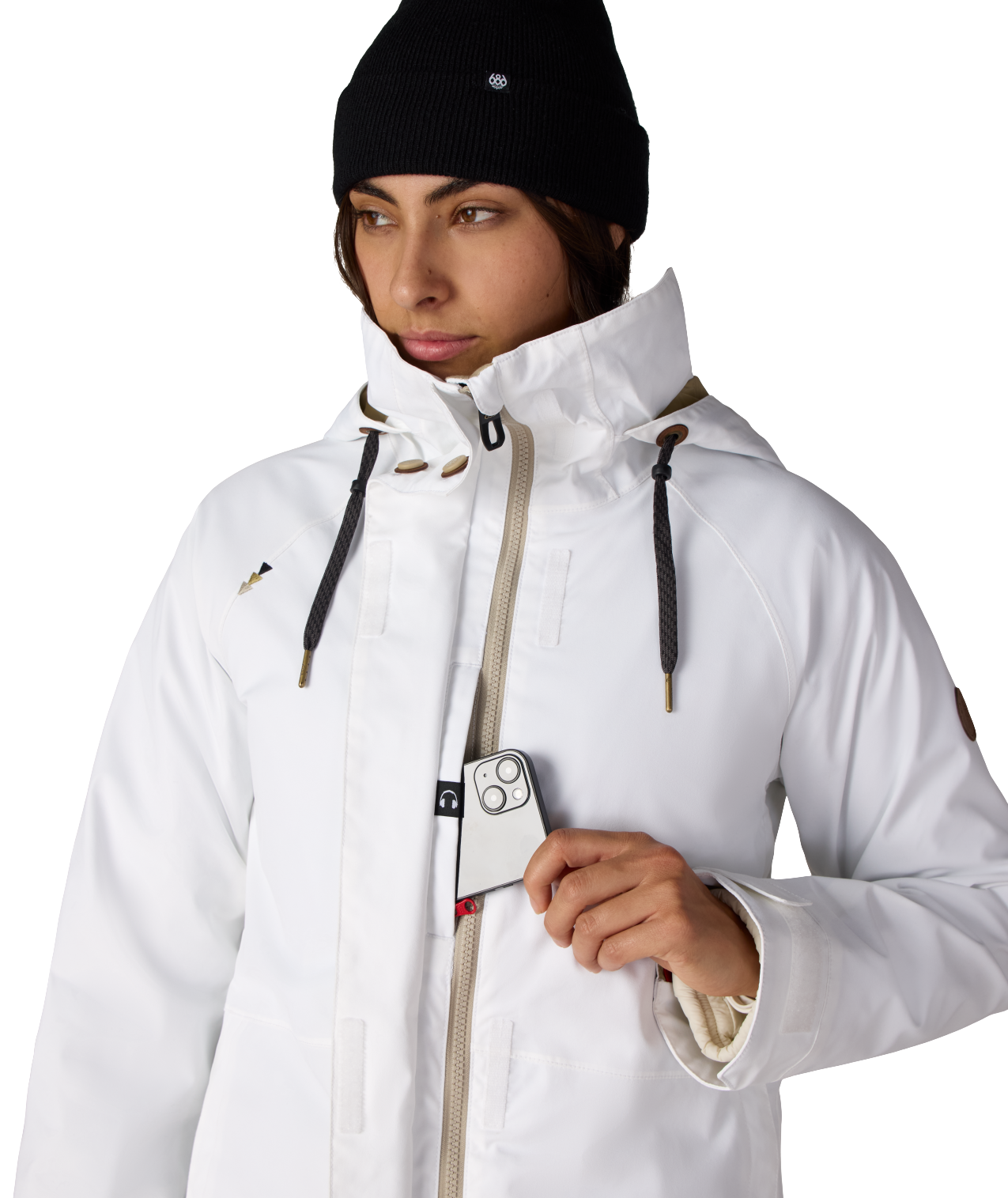 WOMENS SMARTY®3-IN-1 SPELLBOUND™ JACKET - WHITE
