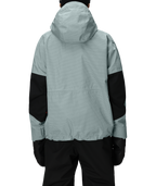 WOMENS OUTLINE™ SHELL ANORAK - DUSTY MARINE GRID