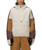 WOMENS OUTLINE™ SHELL ANORAK - LIMESTONE COLORBLOCK