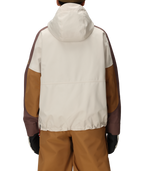 WOMENS OUTLINE™ SHELL ANORAK - LIMESTONE COLORBLOCK