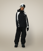 WOMENS HOLOGRAM™ SHELL JACKET - BLACK COLORBLOCK