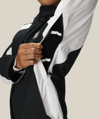 WOMENS HOLOGRAM™ SHELL JACKET - BLACK COLORBLOCK