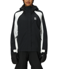 WOMENS HOLOGRAM™ SHELL JACKET - BLACK COLORBLOCK