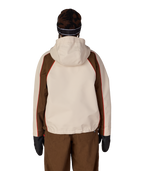 WOMENS HOLOGRAM™ SHELL JACKET - LIMESTONE COLORBLOCK